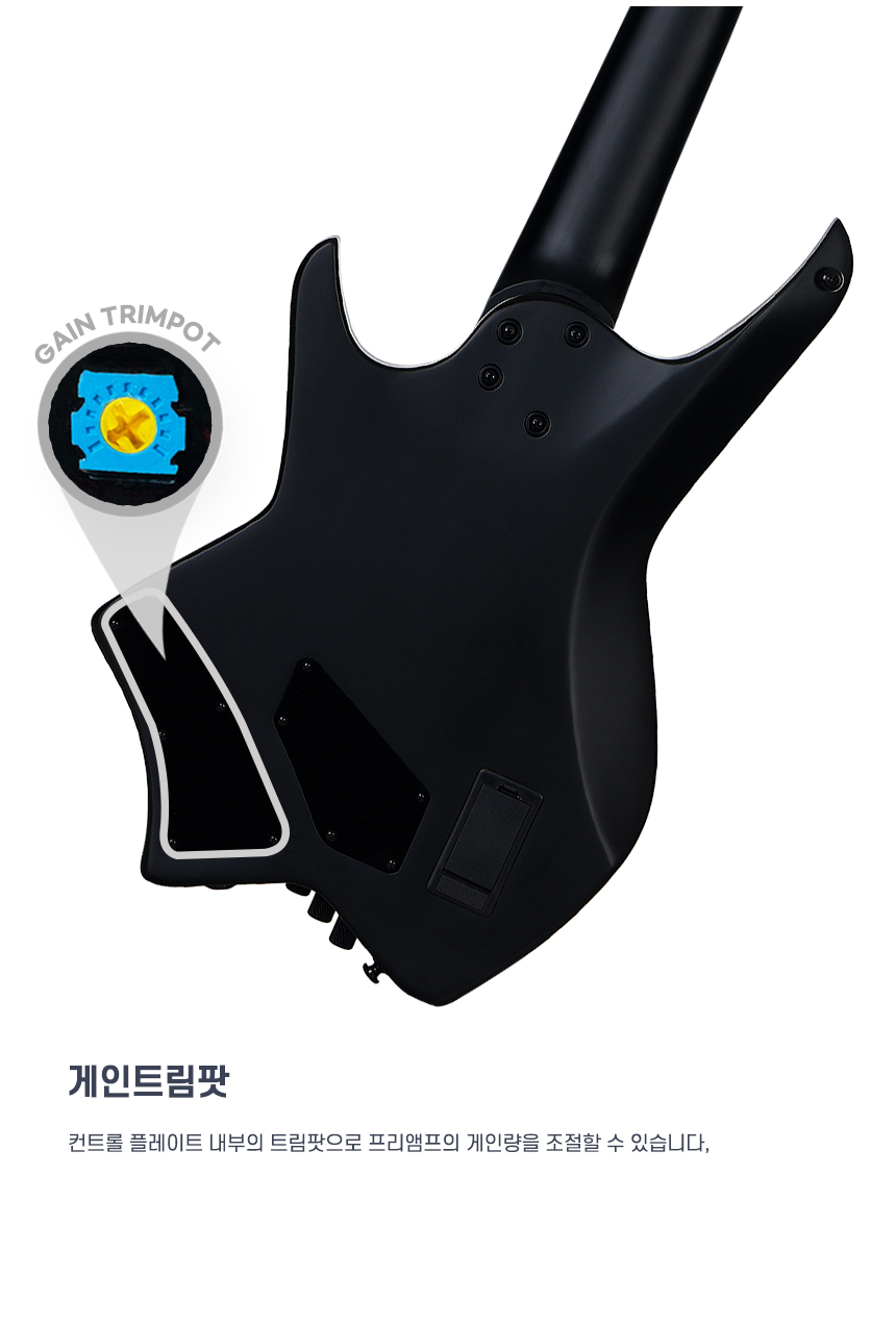 ベース HEX Guitars NB505 Gunl Gray HEX Guitars NB505 / Gunl Gray 5