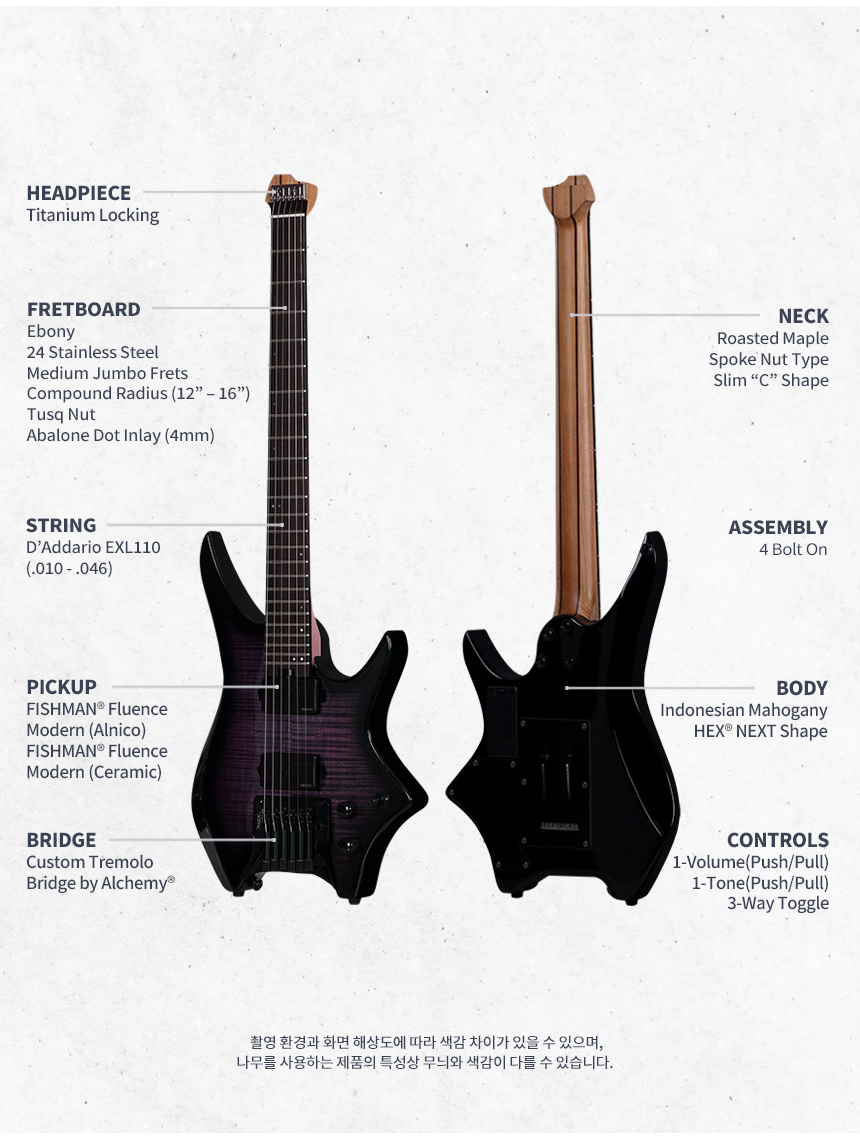 ギター HEX GUITARS N700 N700 G/TBB - HEX Guitars